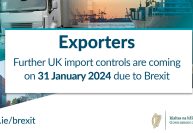 FURTHER UK IMPORT CONTROLS GO LIVE ON 31ST JANUARY 2024