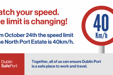 CHANGES TO SPEED LIMITS AT DUBLIN PORT