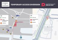 The Substation- Temporary access diversion